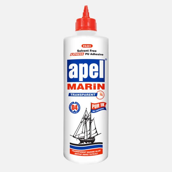 Apel 600 ml Marin Poliüretan Tutkalı Şeffaf Apel