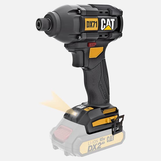 CAT DX71B 18Volt 215Nm Kömürsüz Profesyonel Şarjlı Darbeli Tornavida(Akü ve Şarj Cihazı Dahil Değildir.)
