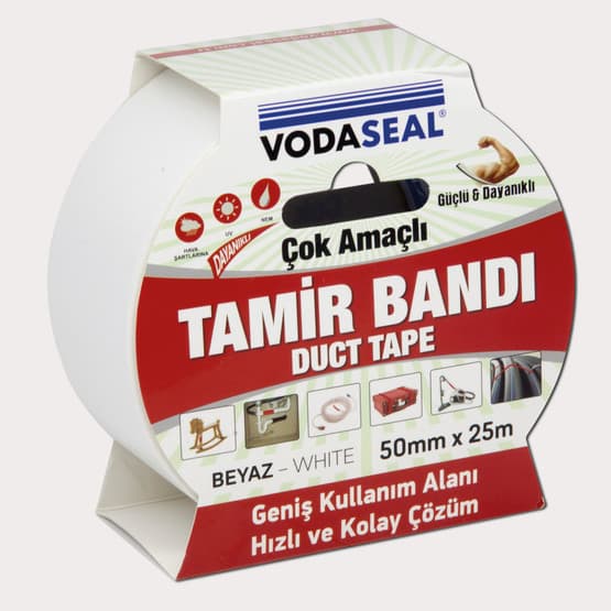 Vodaseal Duck Tape Tamir Bandı Beyaz 50MMX25M