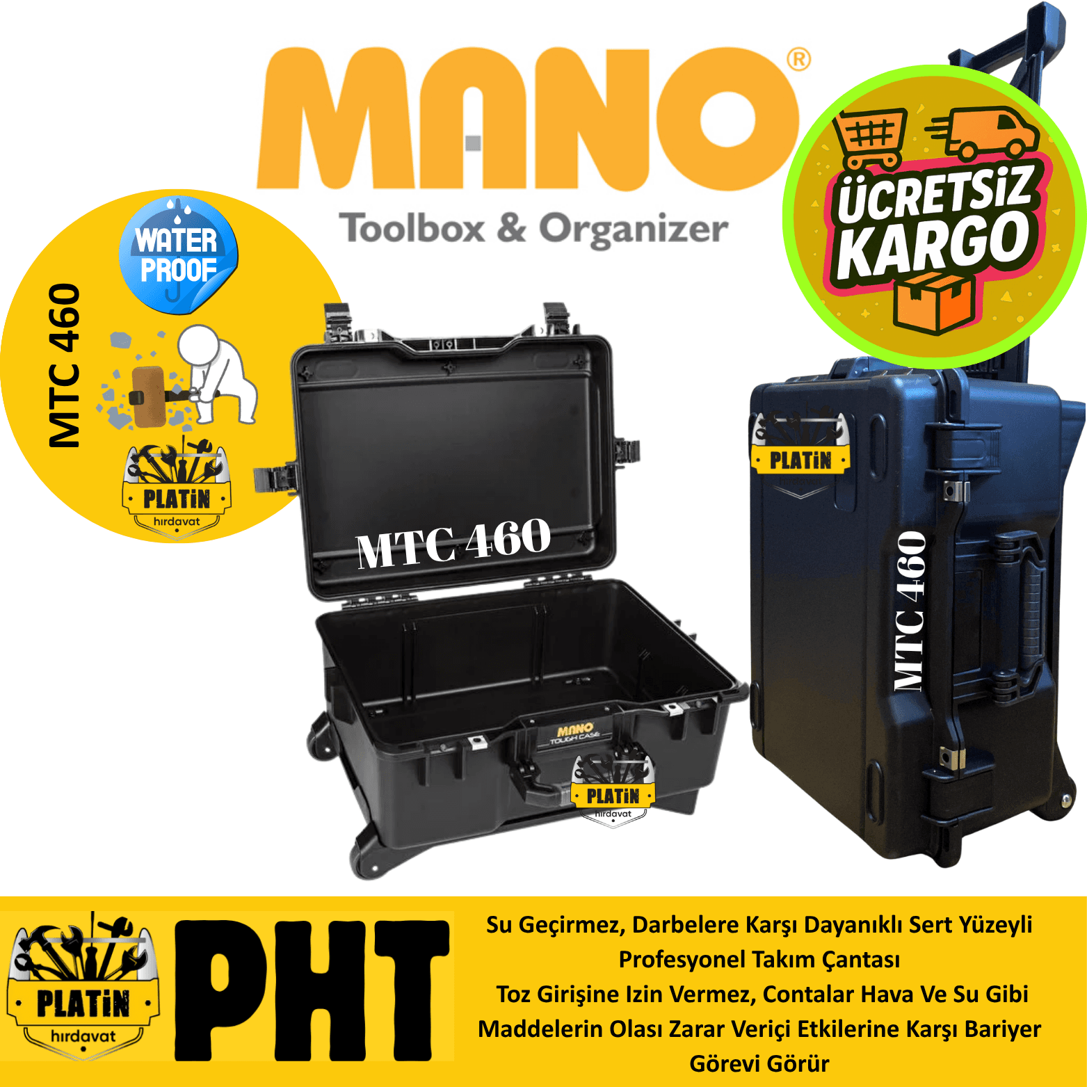 MANO TOUGH CASE 460 (BOŞ) XXL MOBILE