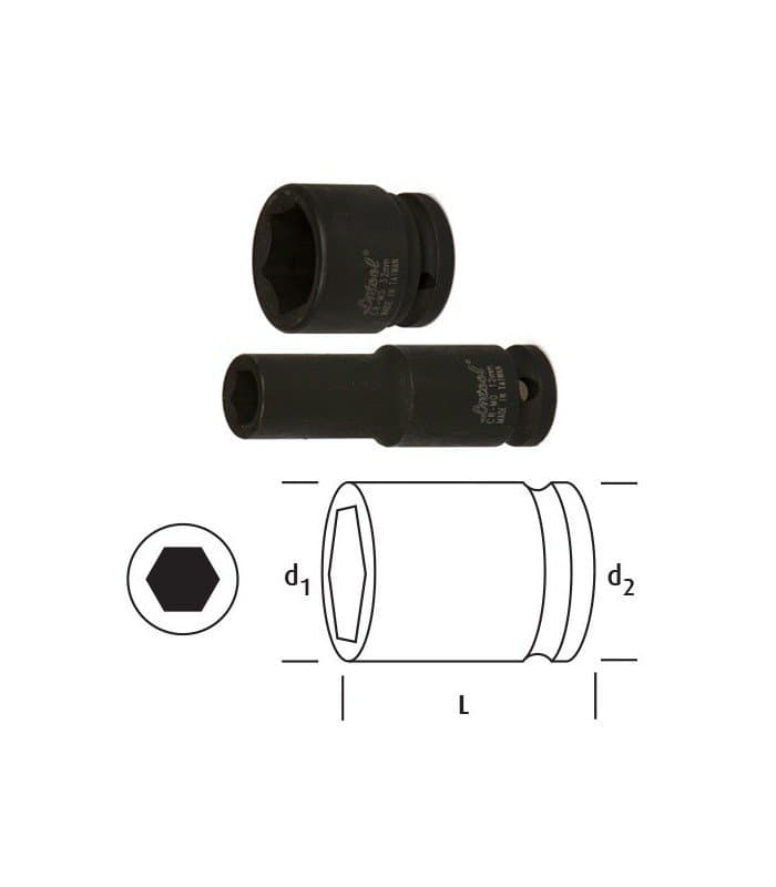 OSAKA 1/2 INCH LOKMA 7/16 DERİN
