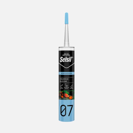 Selsil Akvaryum Silikonu 07 Şeffaf 280 ML