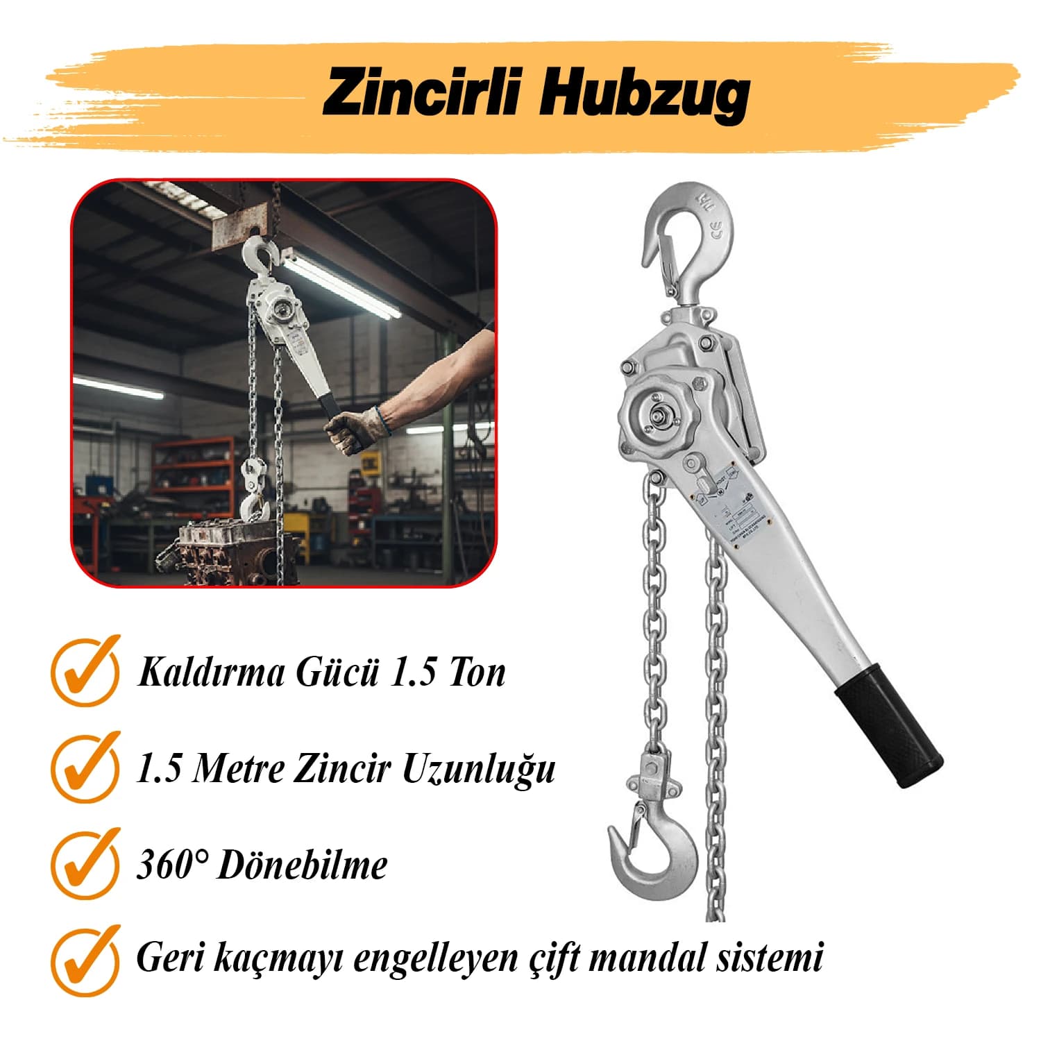 5 TON 1.5 METRE CIRCIRLI HUBZUG ATLAS