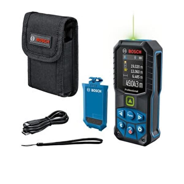 BOSCH GLM 50-27 CG YEŞİL ŞARJLI LAZER METRE 50 MT