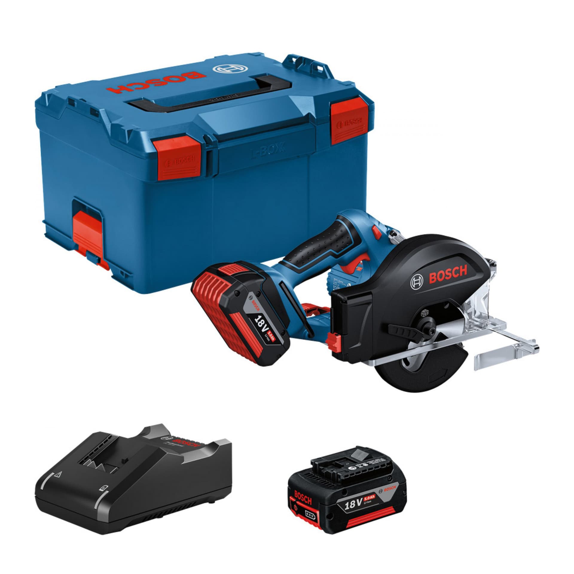 BOSCH GKM 18V-50 2X5.0 AH AKÜLÜ DAİRE TESTERE METAL İŞLERİ 138 MM