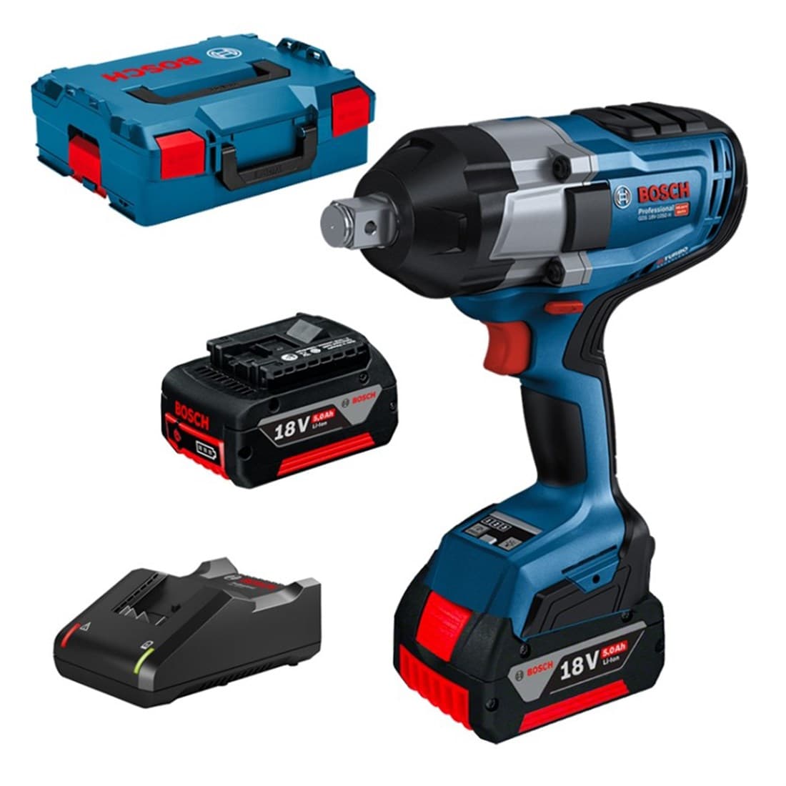 BOSCH GDS 18V-1050H 3/4" 1050 NM AKÜLÜ SOMUN SIKMA (2X5.0AH;L-BOXX)