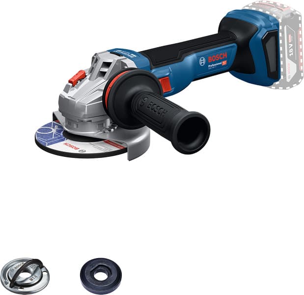 BOSCH GWS 18V-11 S AKÜLÜ AVUÇ TAŞLAMA DEVİR AYARLI KÖMÜRÜSÜZ 18V 115-125MM AKÜSÜZ (SOLO)