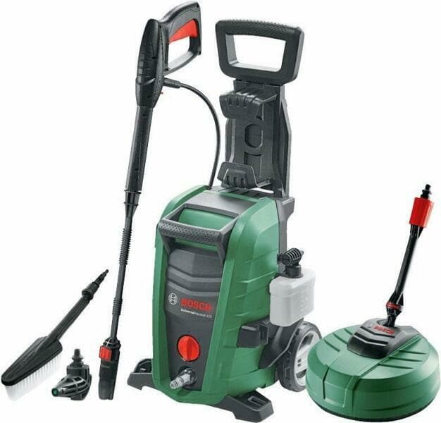 BOSCH UNİAQUATAK135 W/EE 1900W 135 BAR YÜKSEK BASINÇLI YIKAMA + YIKAMA FIRÇALARI SETİ HEDİYE