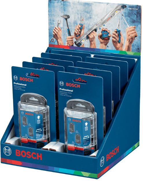 BOSCH PROFESYONEL MAKET BIÇAĞI YEDEĞİ 50 PARÇA 10 LU STANDLI ÖZEL PAKET