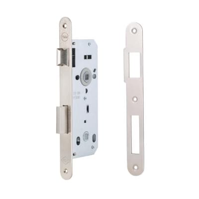 YALE SESSİZ WC KAPI KİLİDİ OVAL 23 MM/40 MM - SATEN