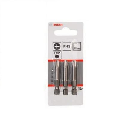 BOSCH BİTS UÇ EXTRAHARD PH3 49 MM 3 LÜ