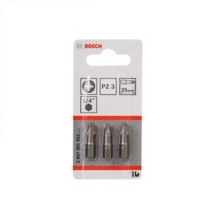BOSCH BİTS UÇ EXTRAHARD PZ3 25 MM 3 LÜ