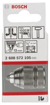 BOSCH OTOMATİK MANDREN METAL ½"-20UNF>Ø1,5-13MM V3