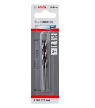 BOSCH HSSPOİNTTEQ METAL MATKAP UCU 4,0MM 2 Lİ