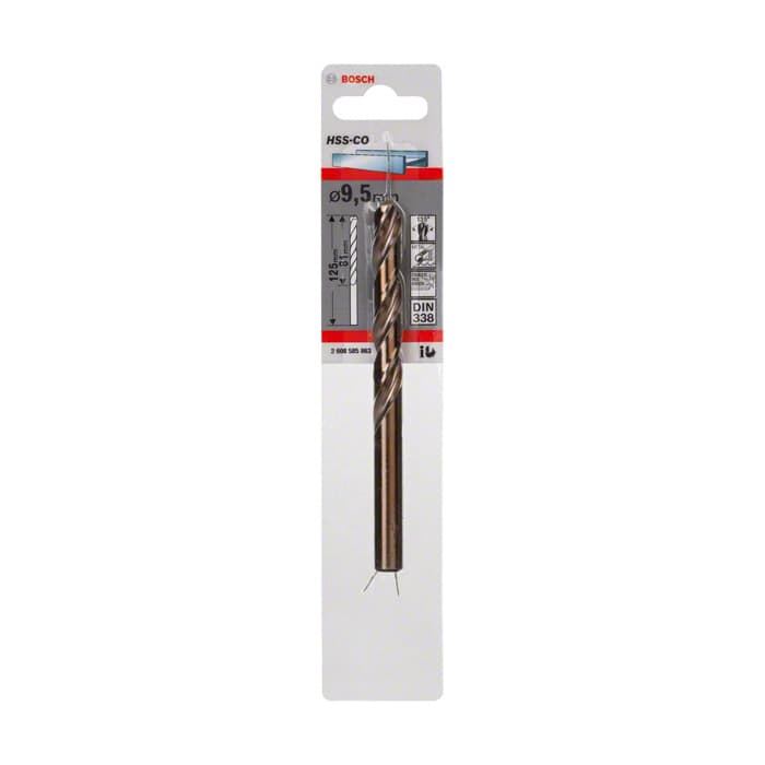 BOSCH ALTIN SERİ HSS-CO METAL MATKAP UCU 9,5*125 MM 1'Lİ