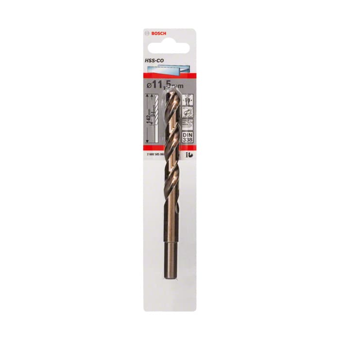 BOSCH ALTIN SERİ HSS-CO METAL MATKAP UCU 11,5*142 MM 1'Lİ