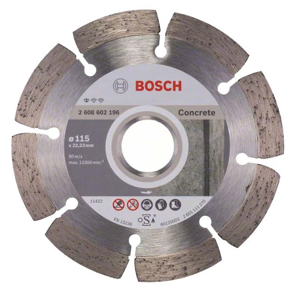 BOSCH STANDART FOR CONCRETE 115 MM TEKLI AMBALAJ
