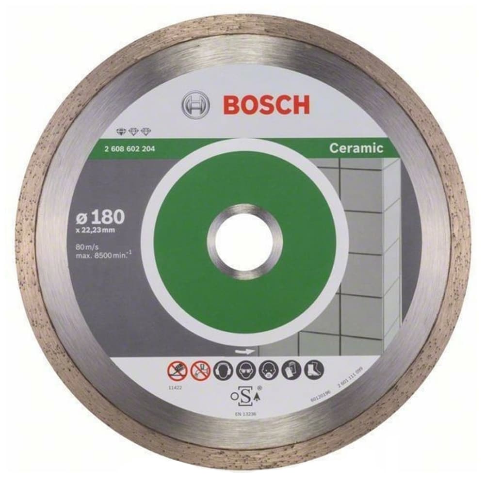 BOSCH STANDART FOR CERAMIC 180 MM TEKLI AMBALAJ