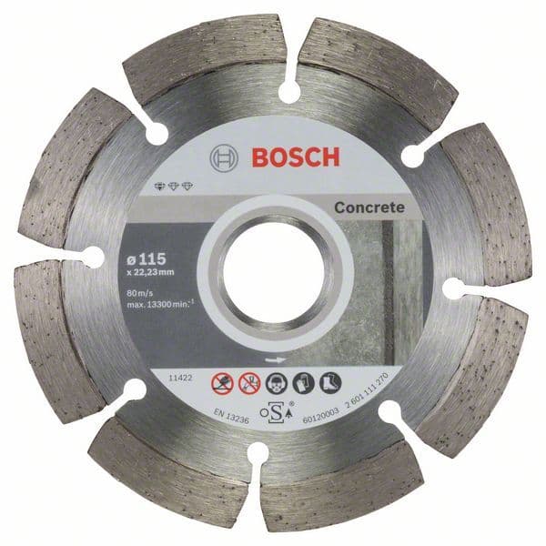 BOSCH STANDART FOR CONCRETE 115 MM 10 LU AMBALAJ