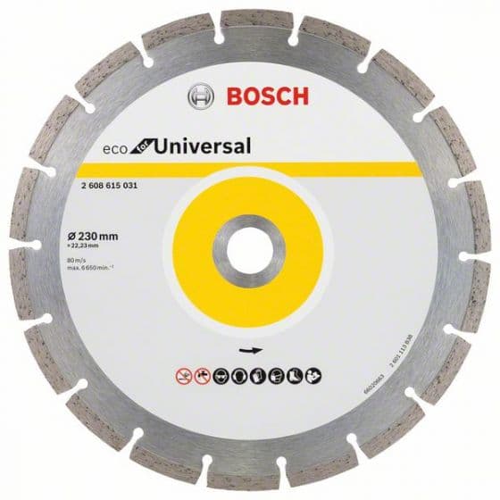 BOSCH ECO FOR UNIVERSAL SEGMANLI 230MM TEKLİ AMBALAJ