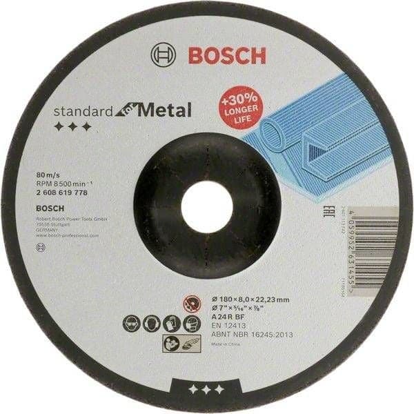BOSCH STANDART METAL TAŞLAMA BOMBELİ 180*8MM
