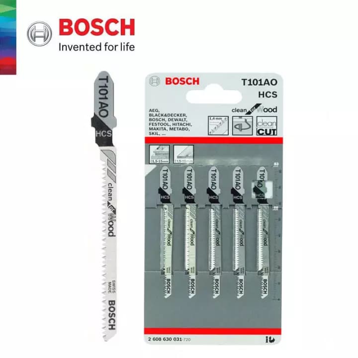 BOSCH DEKUPAJ UCU T 101 AO CLEAN FOR WOOD 5 Lİ