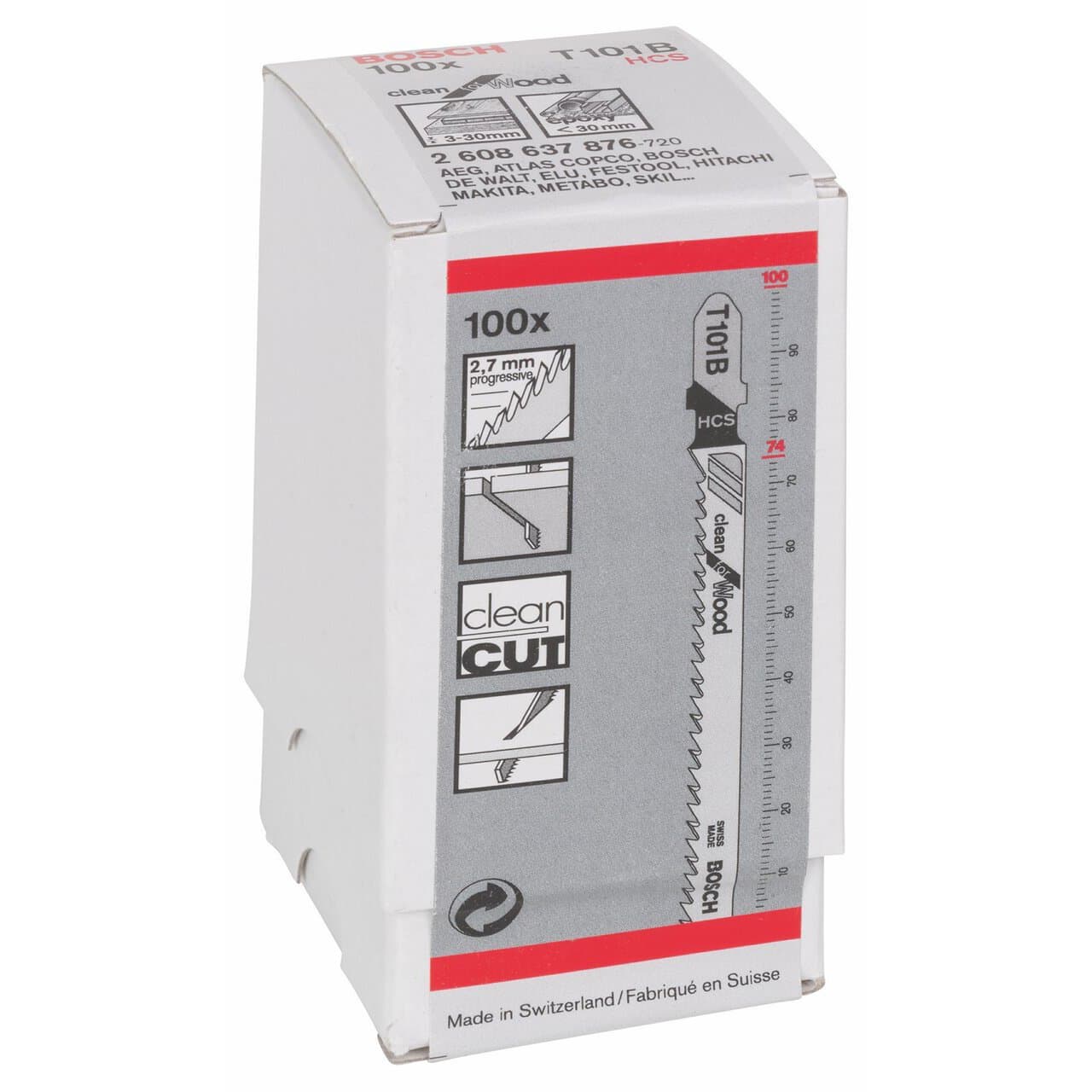 BOSCH DEKUPAJ UCU T 101 B CLEAN FOR WOOD 100 LÜ