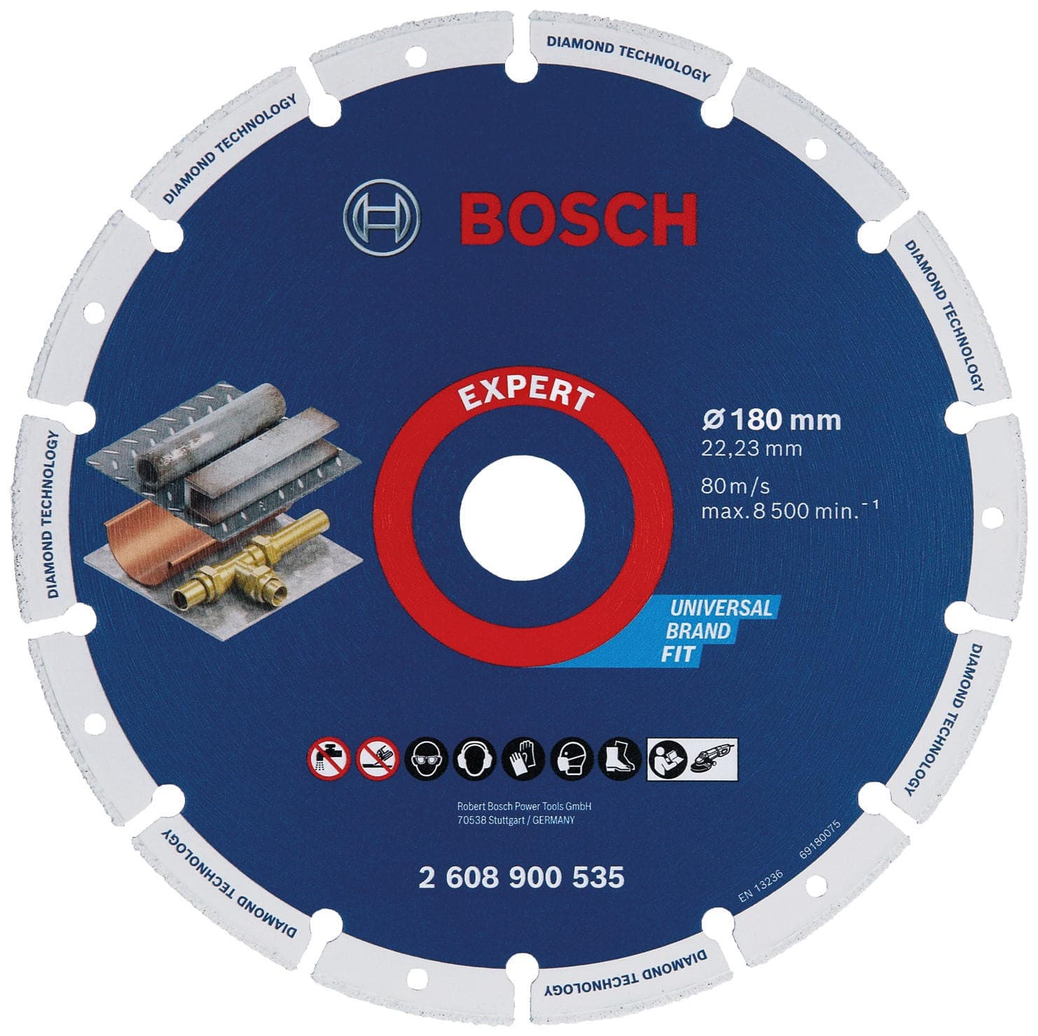 BOSCH DİAMOND METAL WHEEL 180X22.23MM