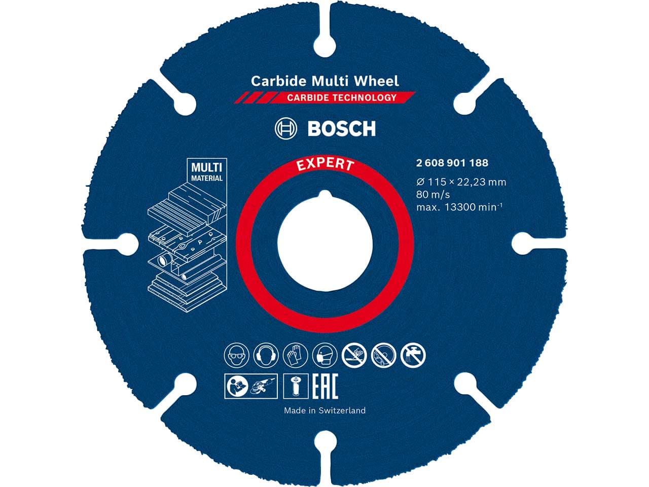 BOSCH CARBİDE MULTİWHEEL 115 MM