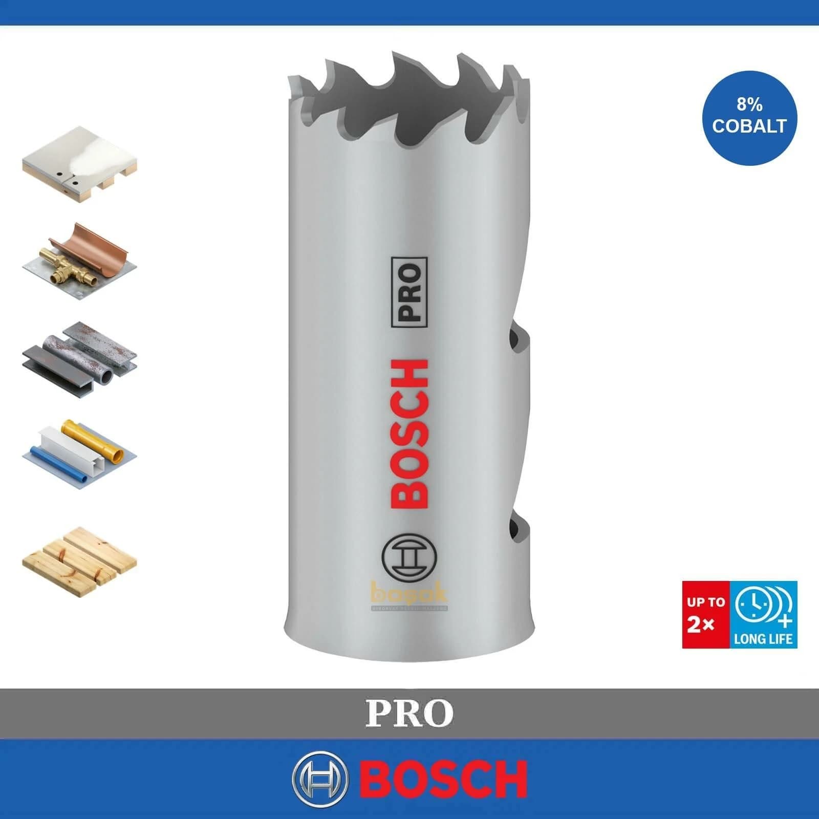 BOSCH PRO HSS Bİ-METAL PANÇ MULTIMATERIAL 22 MM