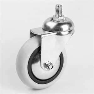 352 HTS ÇİFT SIRA BİLY.VİDALI PVC TEKER 75*25 MM.