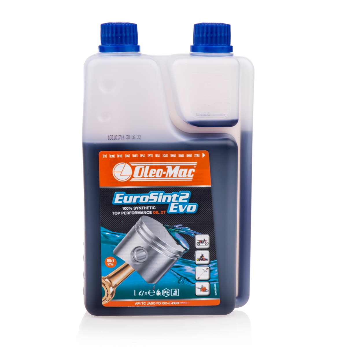 OLEO-MAC EUROSINT2 İKİ ZAMANLI MOTOR YAĞI 1 LT ÖLÇEKLİ EURO5 MOTORLARA UYGUN