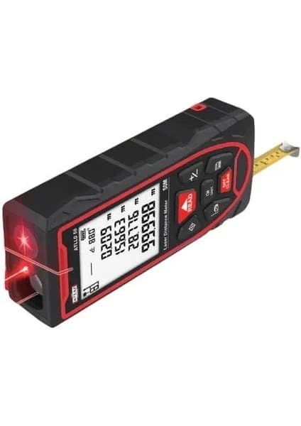 ATTLAS ATLLD 50 3 FONKSİYONLU ÖLÇÜM ALETİ (LAZER HİZALAMA + LAZER METRE + ŞERİT METRE)