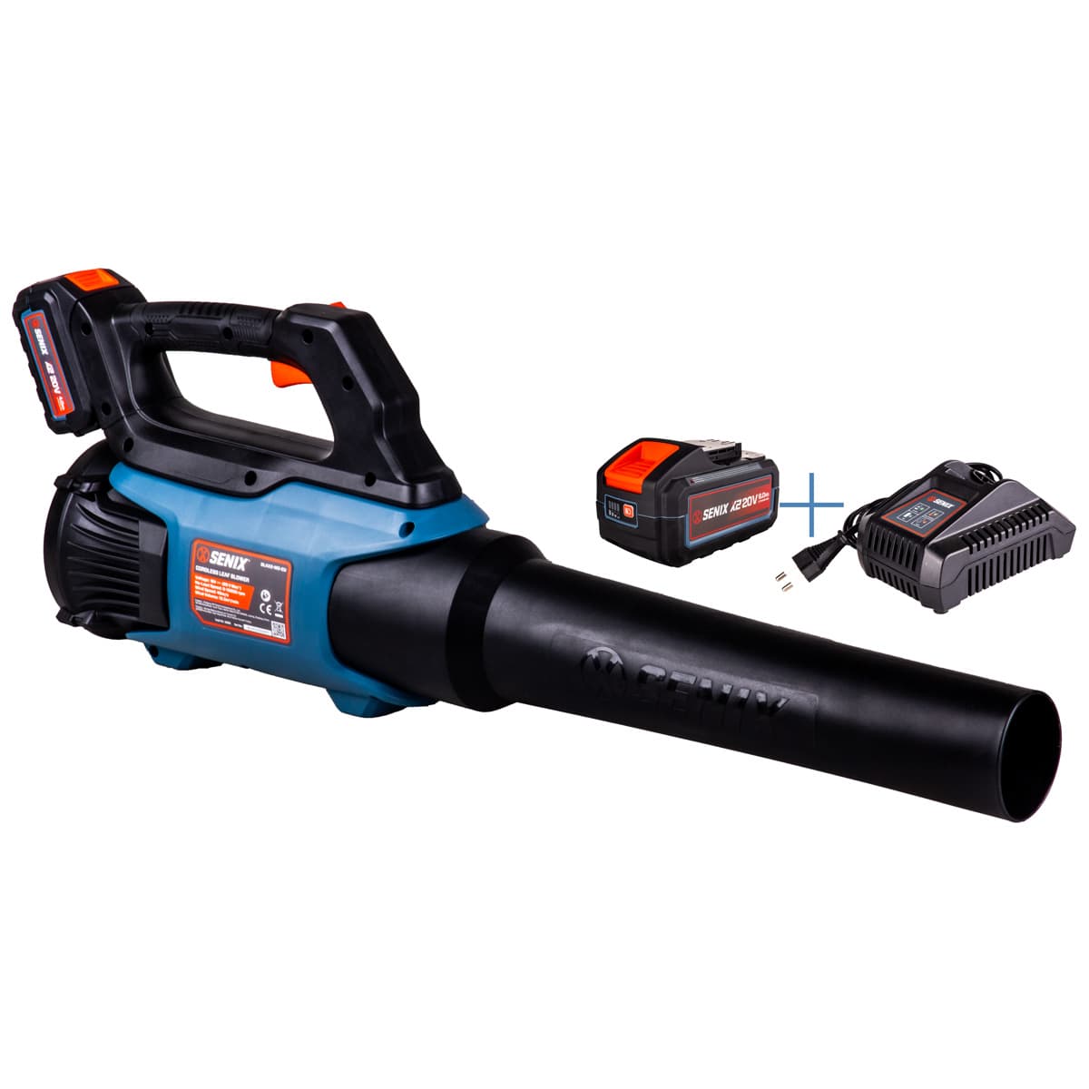 BLAX2-M3-EU SENIX AKÜLÜ YAPRAK ÜFLEME MAKİNESİ 20V 1X6.0 AH AKÜ