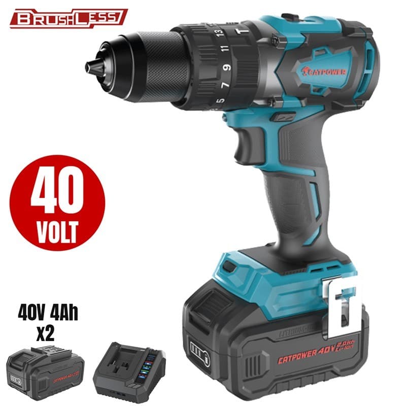 CAT4401-4 CATPOWER KÖMÜRSÜZ DARBELİ AKÜLÜ VİDALAMA 90 NM 40V 2X4.0 AH