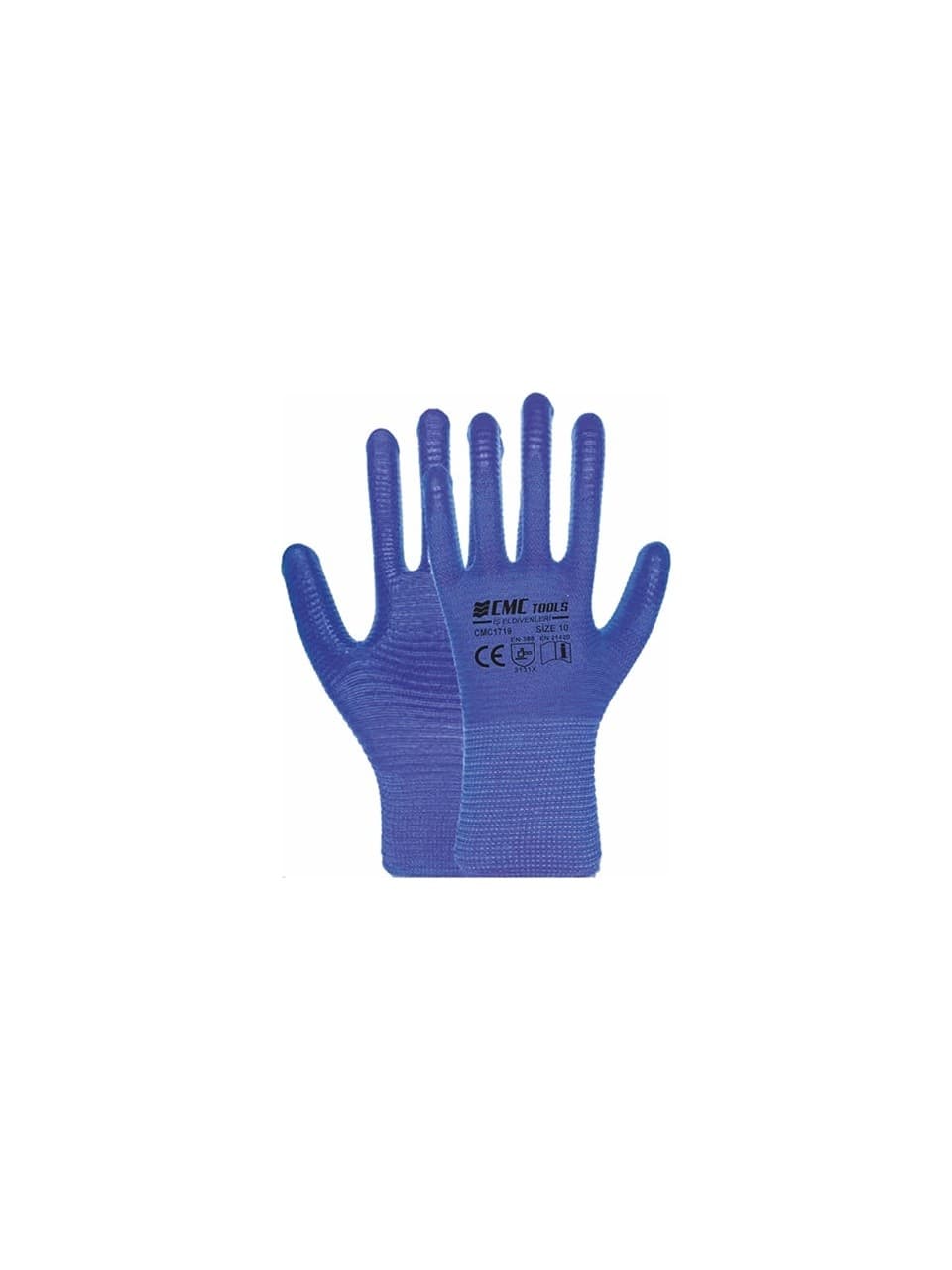 CMC1723 CMC ZEBRA ELDİVEN MAVİ-MAVİ NO:10