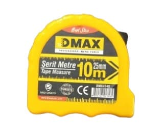 DMX4748 DMAX PROFESYONEL ÇELİK ŞERİT METRE 10MX25MM