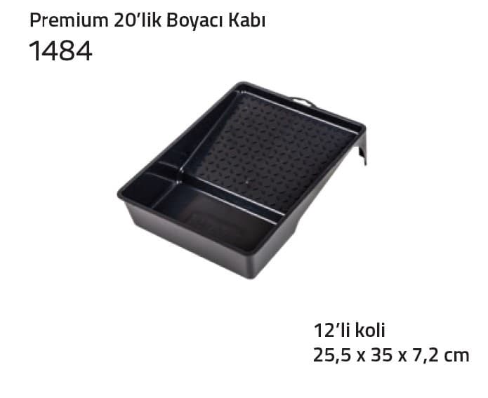 1484 PREMİUM BOYACI KABI 20 LİK 25,5X35X7,2 CM