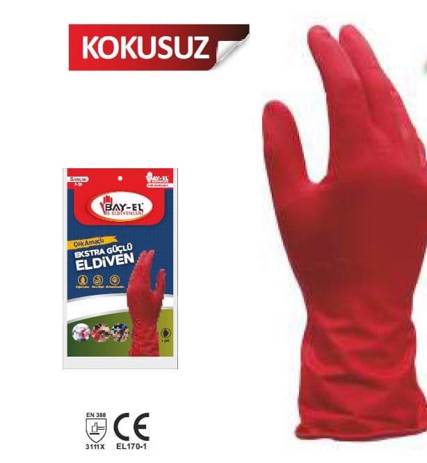 LASTİK ELDİVEN S - NO:7-7,5