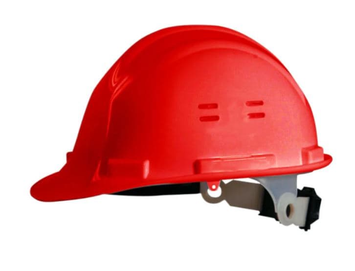 GE1548K ESSAFE VİDALI BARET KIRMIZI ( KULAKLIK VE SİPERLİK TAKILABİLİR )
