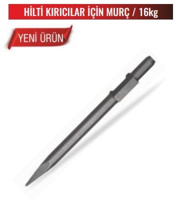 GFB 2158 GFB 16KG KIRICILARA UYGUN ALTIGEN SİVRİ UÇ HEX 30*410 MM