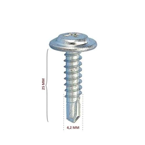 4,2*22R RYSB PUL BAŞLI MATKAP UÇLU VİDA