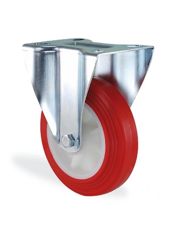 KAMA POLİÜRETAN KAPLI SABİT TEKER 100 MM