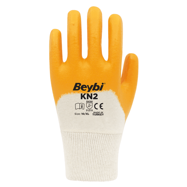 BEYBİ KN2 NİTRİL ELDİVEN SARI NO:9