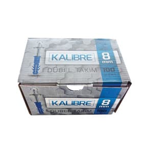 MADE KALİBRE DÜBEL TAKIMI PUL BAŞLI (100D+100V) KAV02