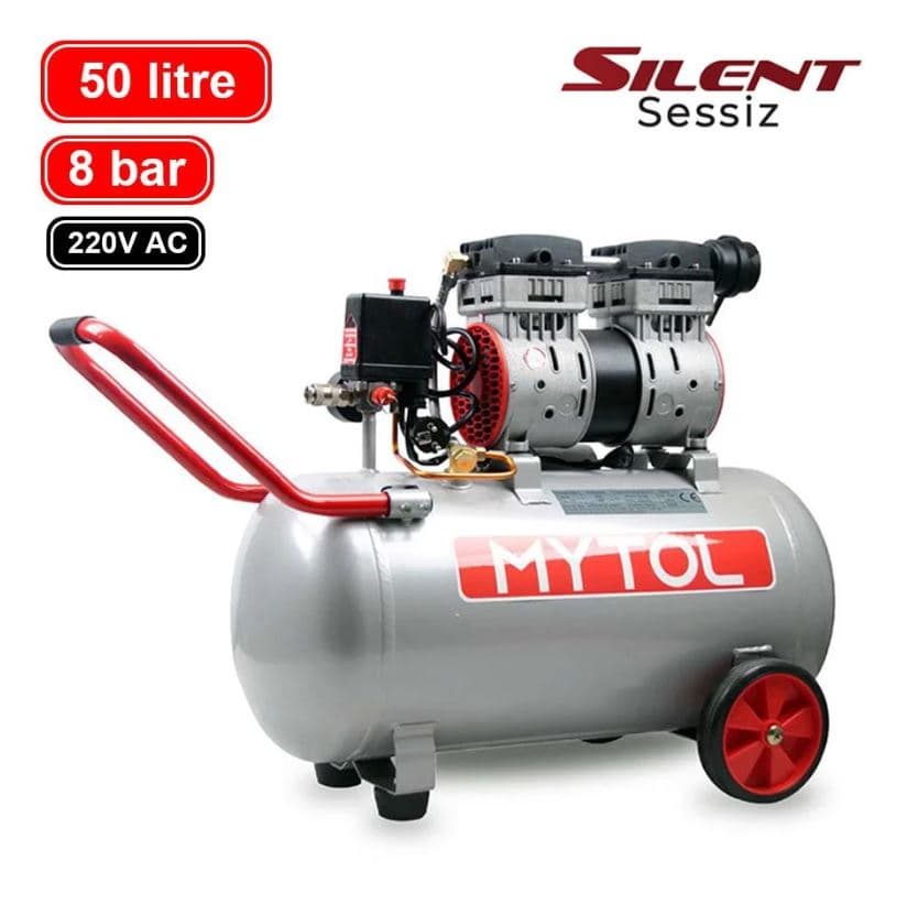 MYTOL HAVA KOMPRESÖRÜ SESSİZ/YAĞSIZ 50 LT 1.0 HP