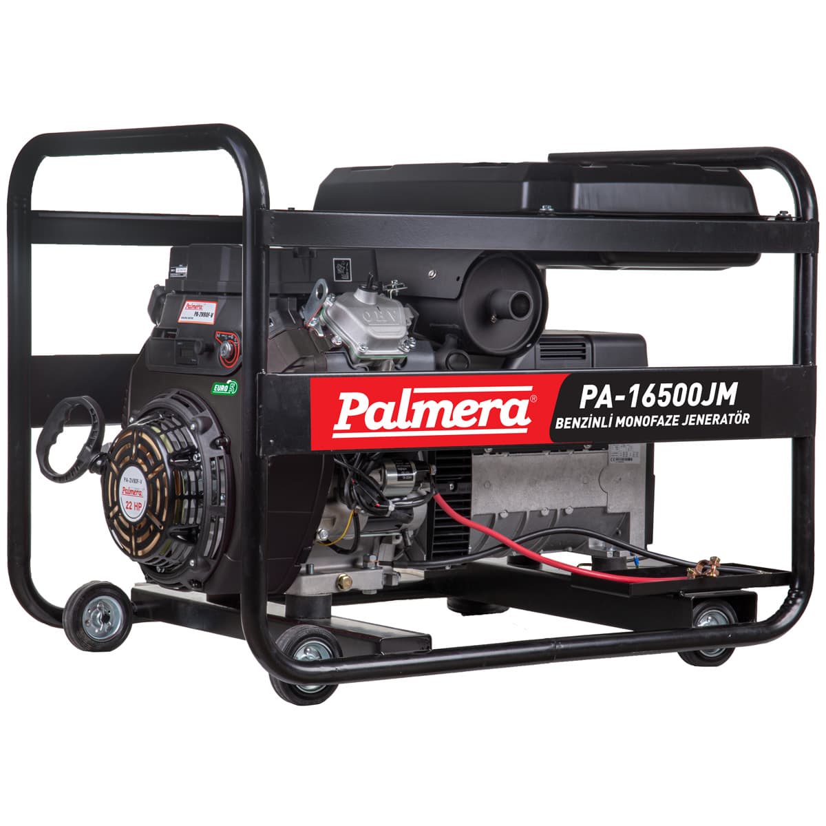 PA-16500JM PALMERA EUR5 BENZİNLİ JENERATÖR MONOFAZE 220V 16 KVA / 12,8 KW MARŞLI