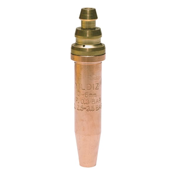 YILDIZ GAZ LÜLE KARIŞIMLI KESME HAMLAÇ LÜLESİ PROPAN-OKSİJEN NO:0 (3,0-6,0 MM)