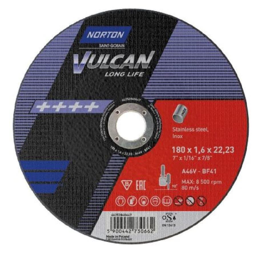 NORTON VULCAN 230X3,0 METAL İNOX KESİCİ TAŞ T41