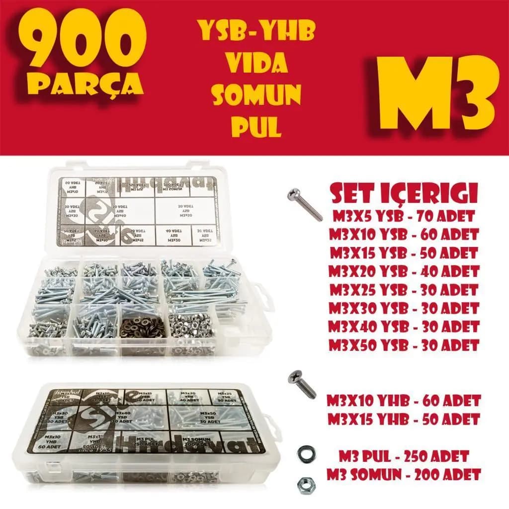 VİDA SETİ YEDEK PARÇA